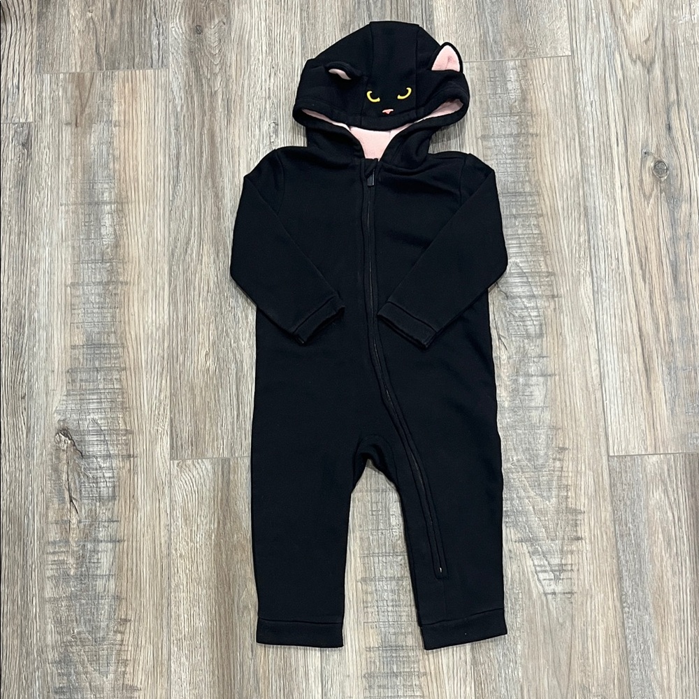 Old Navy Black Cat Sweater Outfit.